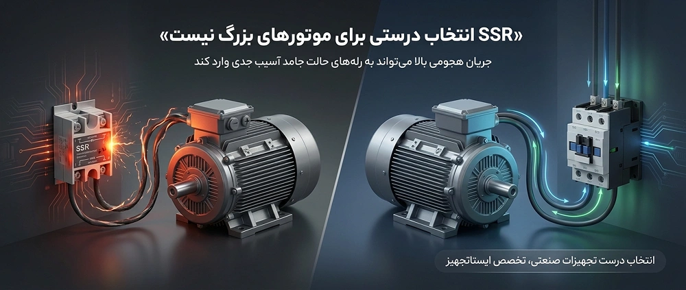 رله SSR یا کنتاکتور؟ کدام یک مناسب تر است؟ 11 برای جریان هجومی کنتاکتور مناسب است