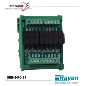 رله برد 8 تایی 24Vdc تک‌کنتاکت 5 آمپر | مدل 24SRB‑8‑R0 | قیمت و خرید از ایستاتجهیز