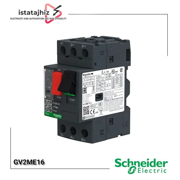 کلید حرارتی اشنایدر مدل GV2ME16 2 خرید کلید حرارتی GV2ME16 اشنایدرالکتریک