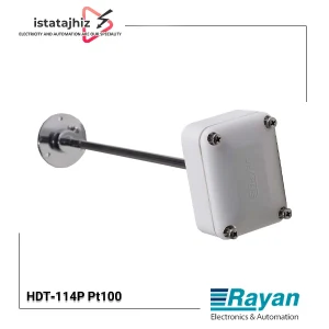 سنسور دمای کانالی Pt100 مدل HDT‑114P | سنسور دقیق دمای هوا در کانال HVAC