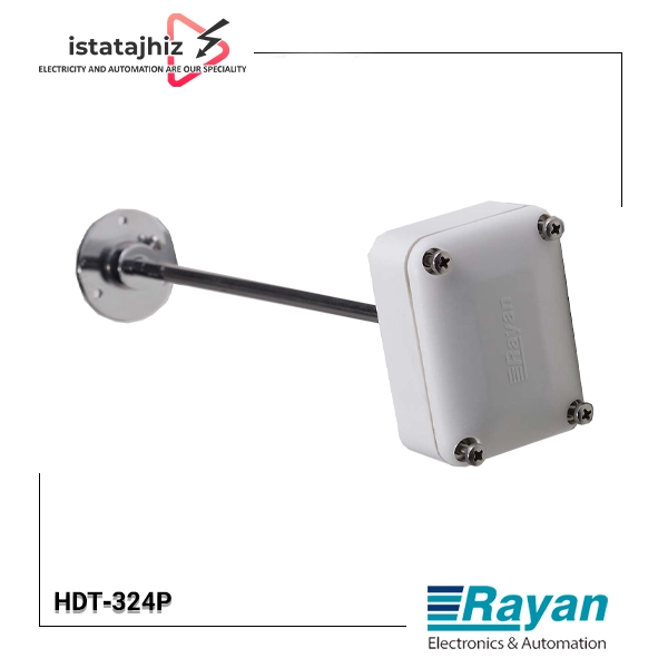 سنسور دمای کانالی HDT‑324P | سنسور داکتی ۴–۲۰mA دو سیمه