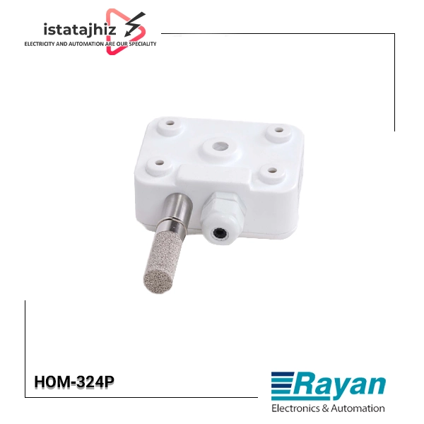 سنسور دما و رطوبت دیواری محیطی با خروجی 20…4mA و 1…10V | مدل HOM‑324P