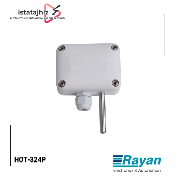 قیمت و خرید سنسور دمای دیواری محیطی HOT‑324P | ترانسمیتر دما 4–20mA