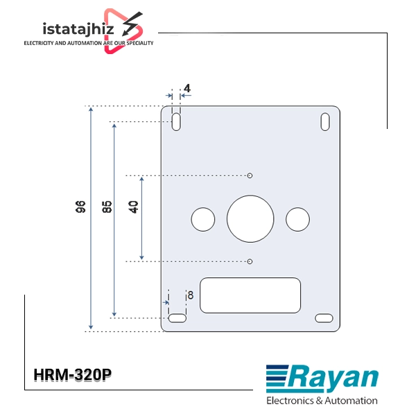 قیمت و خرید سنسور دما و رطوبت دیواری HRM‑320P | خروجی 4‑20mA و 0‑10V