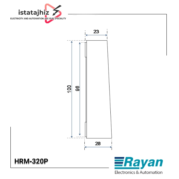 قیمت و خرید سنسور دما و رطوبت دیواری HRM‑320P | خروجی 4‑20mA و 0‑10V