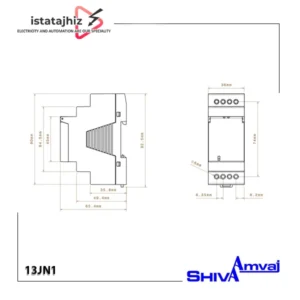 خرید مینی کنترل فاز میکروپروسسوری شیوا امواج سری N مدل 13JN1 (۱۳جیان۱) + قیمت | ایستاتجهیز