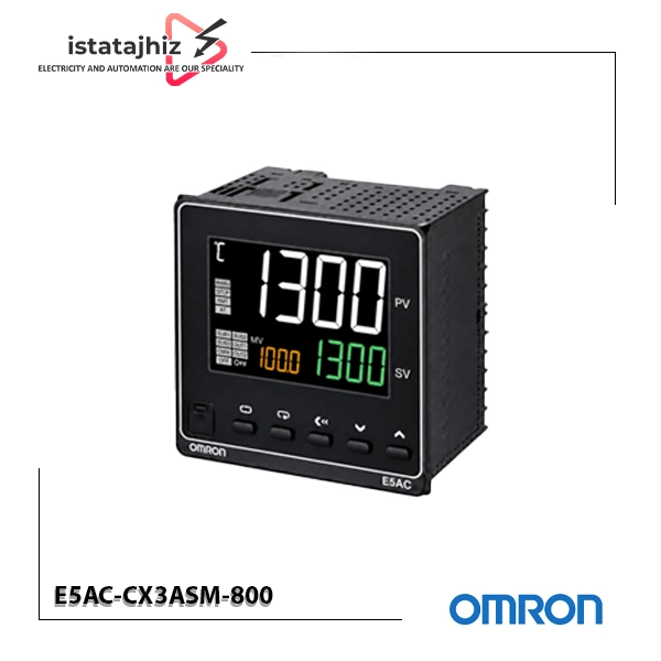 کنترل دما امرن مدل E5AC-QX3ASM-800 1 کنترل دما امرن (Omron) مدل E5AC-QX3ASM-800 | خرید و مشخصات