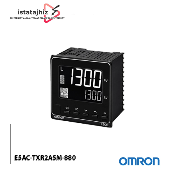 کنترل دما امرن مدل E5AC-TXR2ASM-880 1 کنترل دما امرن Omron E5AC-TXR2ASM-880 | خرید و مشخصات فنی