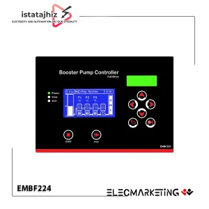 کنترلر بوستر پمپ فول درایو EMBF224 الکمارکتینگ 9 کنترلر بوستر پمپ فول درایو EMBF224 الکمارکتینگ | کنترل 4 اینورتر + PID واقعی + RS485