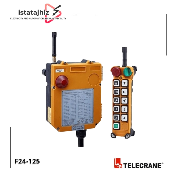 ریموت کنترل جرثقیل 12 کانال تک سرعته F24-12S | مشخصات و قیمت