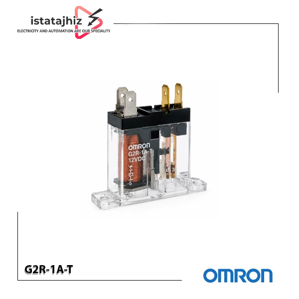 رله امرن (OMRON) مدل G2R-1A-T | بوبین 12VDC | 4 پین | 5 آمپر