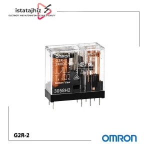 رله امرن مدل G2R-2 | 24VDC | 8 پین | 5 آمپر | ساخت اندونزی