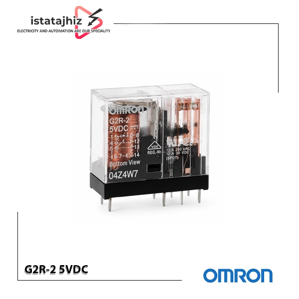 رله امرن مدل G2R-2 | بوبین 5VDC | 8 پین | 5 آمپر