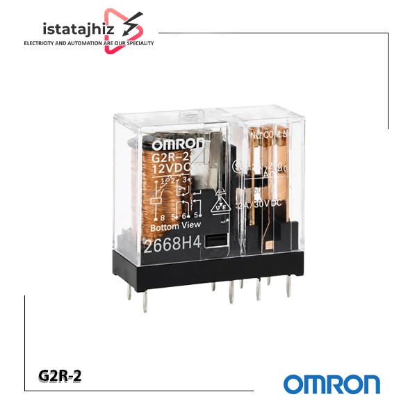 رله امرن مدل G2R-2 | بوبین 12VDC | 8 پین | 5 آمپر