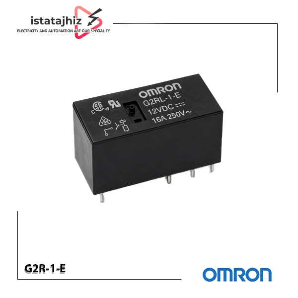 رله امرن مدل G2RL-1-E 1 رله امرن مدل G2RL-1-E دارای 12 ولت 16 آمپر 8 پین