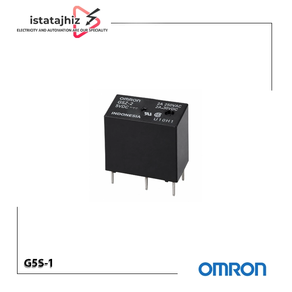 رله پکیجی امرن مدل G5S-1 | بوبین 5V | پنج پین | 5 آمپر