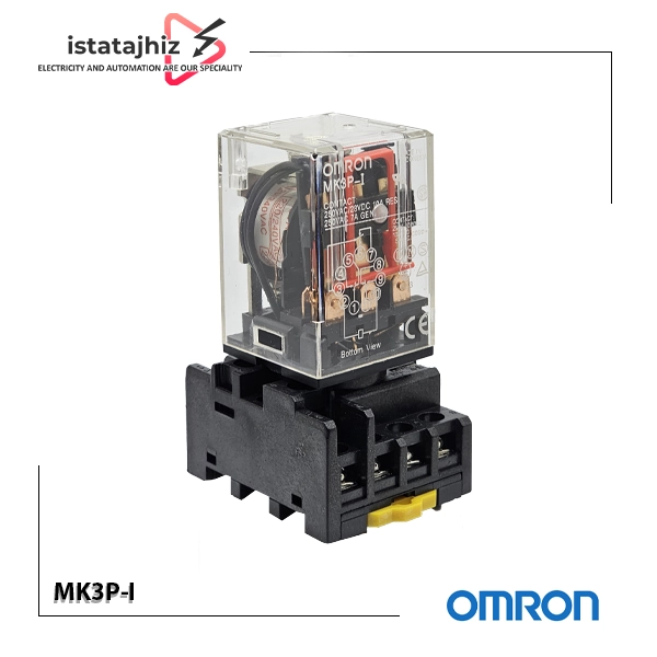 رله امرن Omron MK3P‑I 24VDC | رله صنعتی سه کنتاکت 24 ولت DC