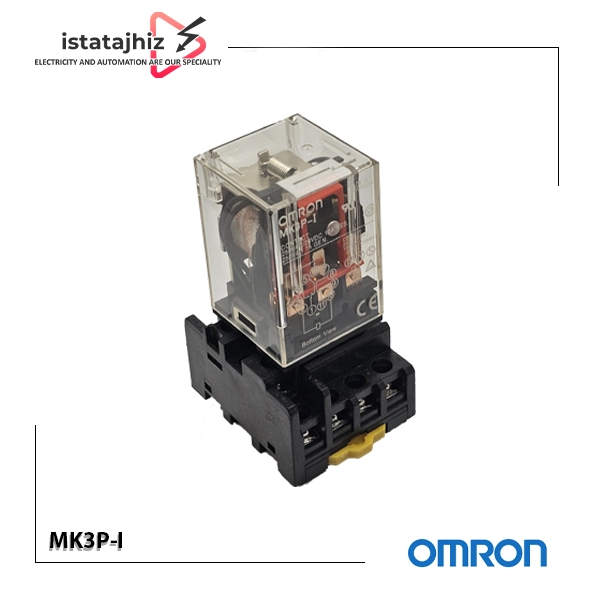 رله امرن Omron MK3P‑I 24VDC | رله صنعتی سه کنتاکت 24 ولت DC