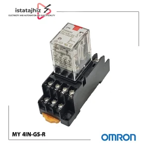 رله امرن Omron MY4IN‑GS‑R 220/240VAC | رله صنعتی چهار کنتاکت 220 ولت AC