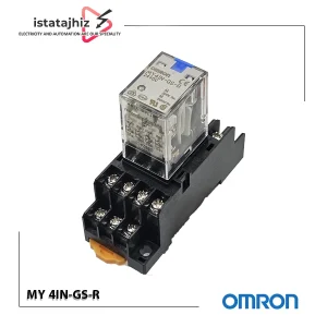 رله امرن Omron MY4IN‑GS‑R 24VDC | رله 24 ولت DC چهار کنتاکت