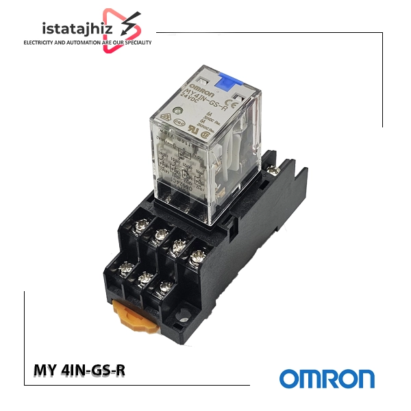 رله امرن Omron MY4IN‑GS‑R 24VDC | رله 24 ولت DC چهار کنتاکت