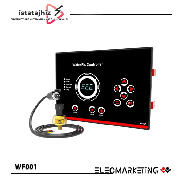 کنترلر پمپ تک فاز واترفیکس WF001 1 کنترلر پمپ تک فاز واترفیکس WF001 (WaterFix Controller) | محافظ هوشمند پمپ با Soft Start