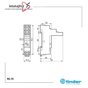 سوکت Finder 95.75 | مشخصات فنی، قیمت و خرید