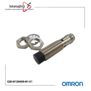 سنسور القایی امرن E2B‑M12KN08‑M1‑C1 | مشخصات فنی، قیمت و خرید | سنسور قطر 12 غیرشیلددار سوکتی NPN (NO)