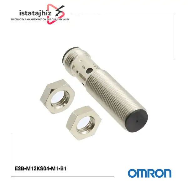 سنسور القایی امرن مدل E2B-M12KS04-M1-B1 1 سنسور القایی امرن مدل E2B-M12KS04-M1-B1 قطر 12 سوکتی خروجی PNP