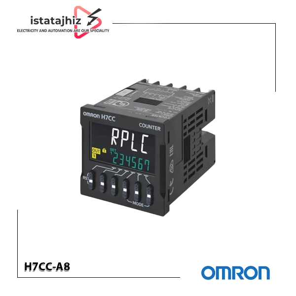 کانتر امرن H7CC-A8 1 کانتر امرن H7CC-A8 | شمارنده دیجیتال سوکتی 6 رقمی با خروجی رله