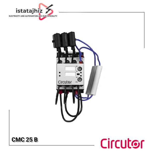 کنتاکتور خازنی سیرکوتور 25 کیلووار 2 کنتاکتور خازنی CMC 25B سیرکوتور