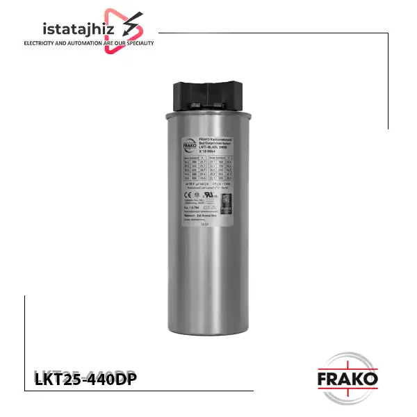 خازن 25 کیلووار 440 ولت فراکو LKT25-440DP 1 خازن 25 کیلووار 440 ولت فراکو LKT25-440DP