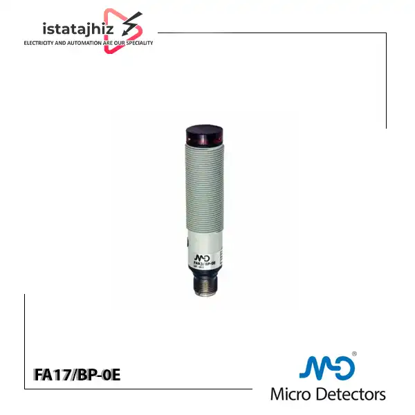 سنسور نوری MICRO DETECTORS مدل FA17/BP-0E 1 سنسور نوری MICRO DETECTORS مدل FA17/BP-0E