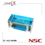 ترمینال توزیع 4 پل 160 آمپر NSC | بلوک توزیع صنعتی مدل FJ-412/160BH
