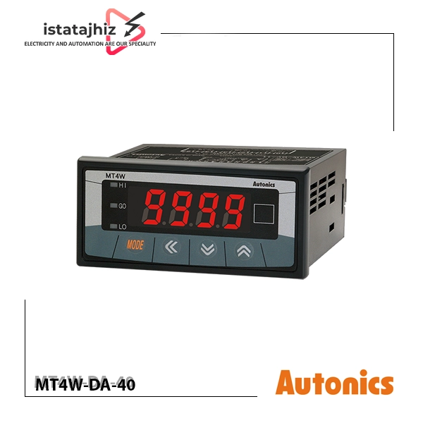 پنل میتر سری MT4W-DA-40 آتونیکس 1 پنل میتر دیجیتال آتونیکس سری MT4W-DA-40 برای نمایش جریان مستقیم DC