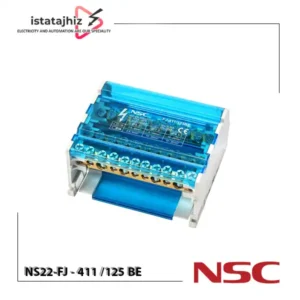 ترمینال توزیع FJ-411/125B NSC 12 ترمینال توزیع FJ-411/125B NSC | جعبه باسبار 4 پل 125 آمپر