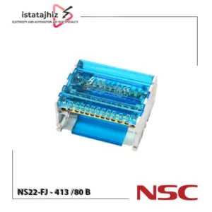 ترمینال توزیع FJ-413/80B NSC 13 ترمینال توزیع FJ-413/80B NSC | جعبه باسبار 4 پل 80 آمپر
