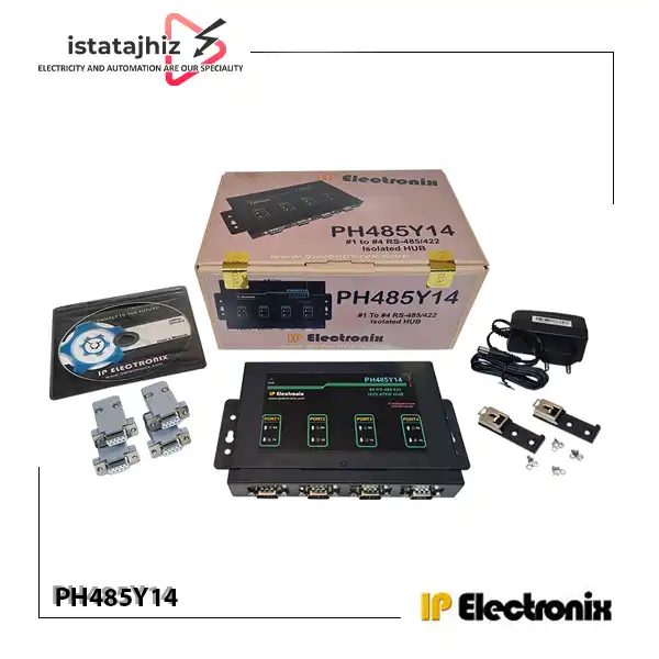 ریپیتر صنعتی RS485 و RS422 یک به چهار 9 مشخصات فنی ریپیتر RS485 ایزوله PH485Y14