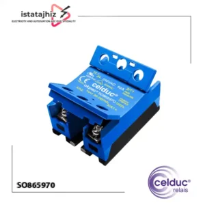 رله SSR تک فاز ۵۰ آمپر سلدوک (Celduc) مدل SO865970 6 رله SSR تک فاز ۵۰ آمپر سلدوک (Celduc) مدل SO865970