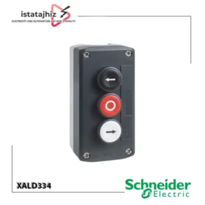جعبه شاسی اشنایدر XALD334 9 جعبه فرمان سه دکمه اشنایدر XALD334