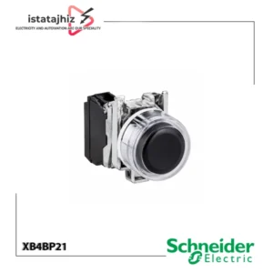 شاسی فشاری اشنایدر XB4BP21 8 شستی فشاری مشکی اشنایدر الکتریک Schneider Electric Harmony XB4BP21 با کنتاکت 1NO و عملکرد فنری