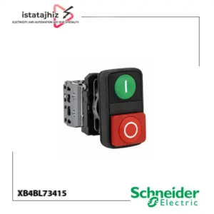 شاسی دوبل اشنایدر XB5AL73415 6 شستی دوبل اشنایدر الکتریک XB5AL73415 سبز I و قرمز O با کنتاکت 1NO+1NC