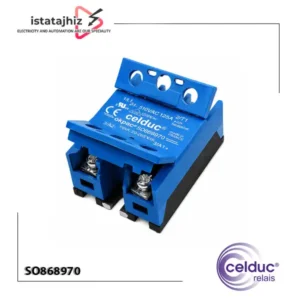 رله SSR تک فاز ۹۵ آمپر Celduc مدل SO868970 9 رله SSR تک فاز ۹۵ آمپر Celduc مدل SO868970