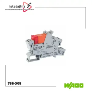 رله تک چنج اور 16 آمپر 220Vac با ماژول LED WAGO 788-508 8 رله WAGO 788-508 تک چنج اور 16 آمپر 230VAC با ماژول LED