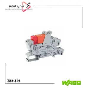 رله دو چنج اور 8 آمپر 220Vac WAGO 788-516 10 رله دو چنج اور 8 آمپر 220Vac WAGO 788-516 با ماژول LED