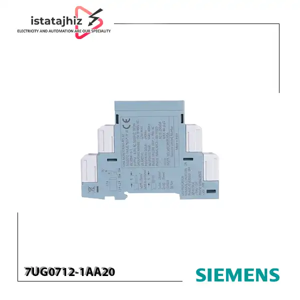 کنترل فاز تک چراغ زیمنس 7UG0712-1AA20 2 کنترل فاز تک چراغ زیمنس 7UG0712-1AA20 | رله کنترل فاز سه فاز