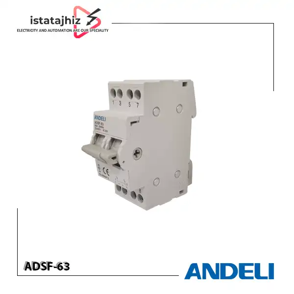 کلید چنج اور دستی ANDELI ADSF-63 3 کلید برق شهر و ژنراتور دستی 63 آمپر