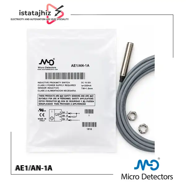 سنسور القایی Micro Detectors مدل AE1/AN-1A 2 سنسور القایی Micro Detectors مدل AE1/AN-1A - تصویر 2