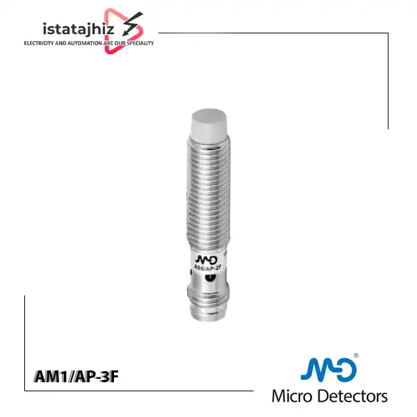 سنسور القایی Micro Detectors AM1/AP-3F 1 Micro Detectors AM1/AP-3F Inductive Proximity Sensor