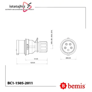 پلاگ ضد پاشش آب بمیس BC1-1505-2011